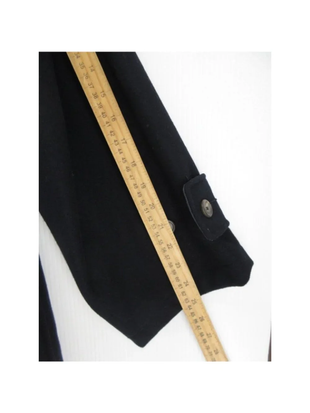 VINTAGE Polo Ralph Lauren Jacket XL Navy Wool Duffle Coat Hoodie Toggle